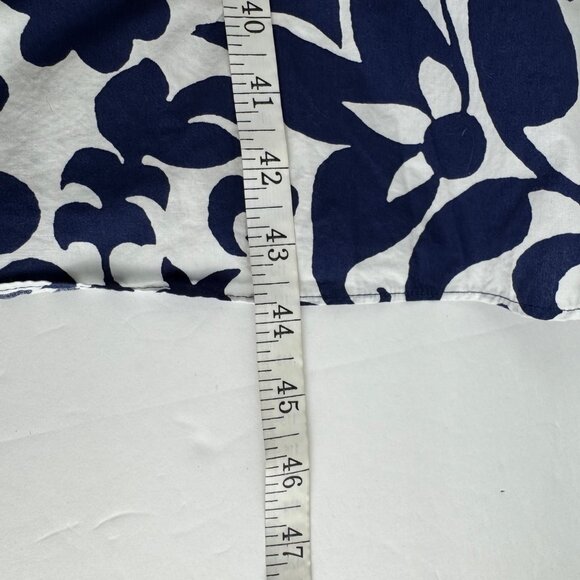 Talbots Blue and White Floral Midi Dress - Picture 10 of 10